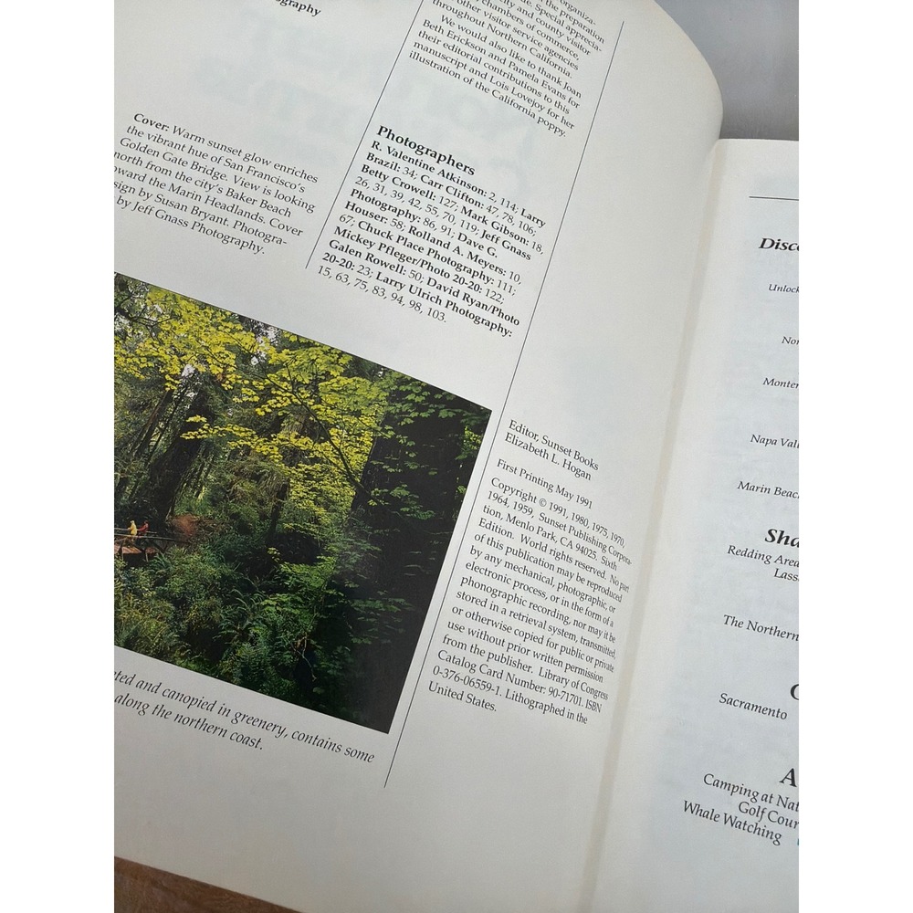 Sunset‎ Northern California Travel Guide 1991 First Printing San Francisco Maps - Picture 5 of 8